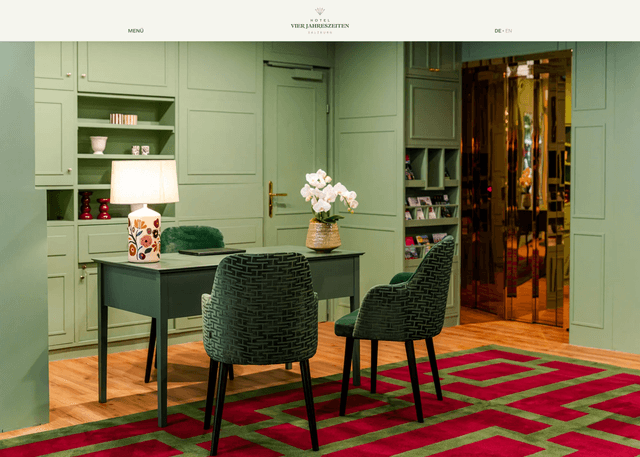 Screenshot of Hotel Vier Jahreszeiten project