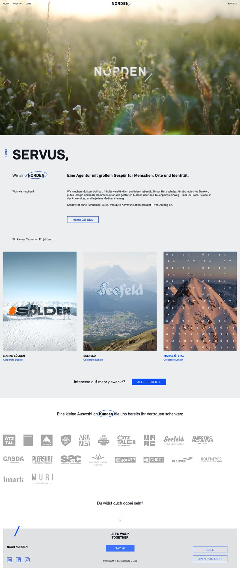 Full screenshot of NORDEN project